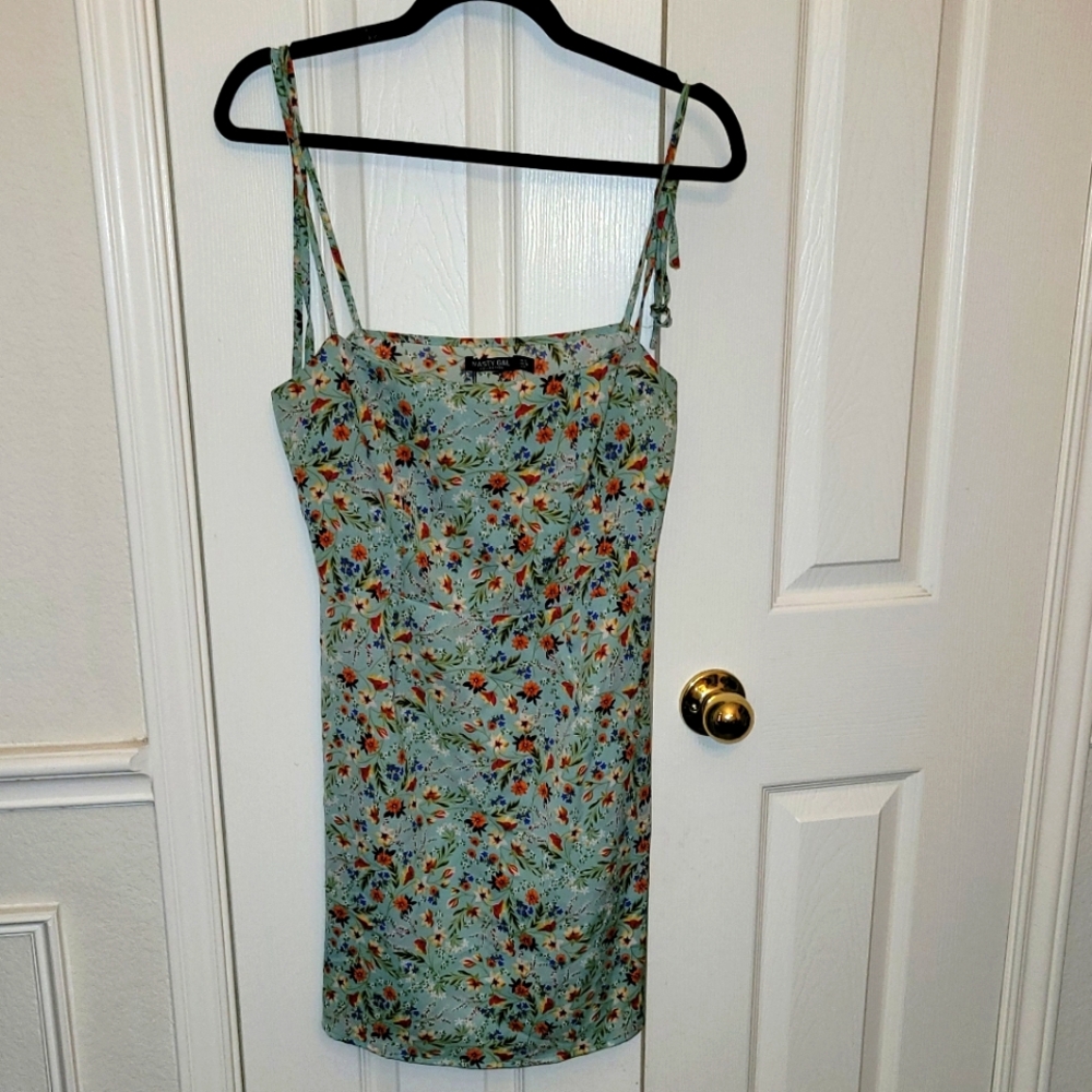 Nasty gal mini floral dress